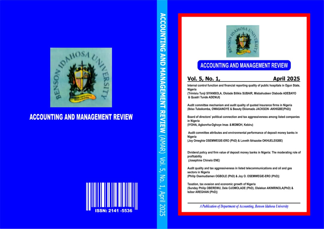 					View Vol. 5 No. 1 (2025): ACCOUNTING AND MANAGEMENT REVIEW (AMAR) Vol. 5, No. 1, April 2025
				